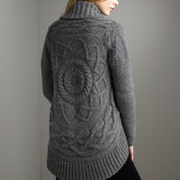 Zara Sweaters - Zara Knit Grey Cocoon Batwing Cardigan Sweater